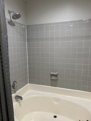 Shower, towels, soap, toilet paper - Cozy 2-Bedroom condo in Charlotte University Area (Charlotte)