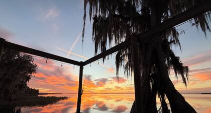Lake Istokpoga House, Private Dock, Bring Boat, Sunsets, Lake Placid, Poga Ranch