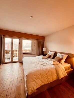 2 bedrooms, iron/ironing board, free WiFi, bed sheets - Complete apartment in the center of Crans-Montana (Crans-Montana)