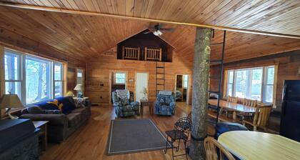 Anglers Ridge 2-Bed Log Cabin on 140 Acres: River Frontage & Valley Overlook