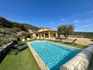 Pool - CHARMING HOUSE WITH PRIVATE POOL FOR 6 TO 7 PEOPLE (STE MAXIME)