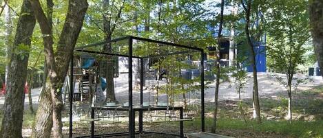 Restauration en plein air