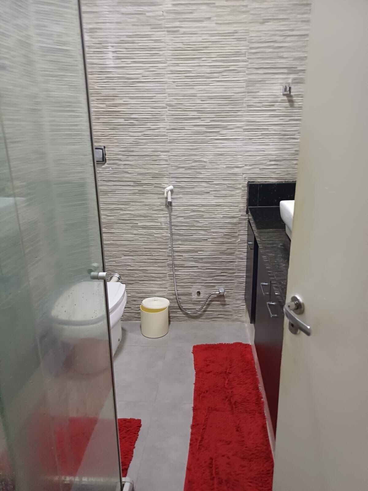 Towels, soap, toilet paper