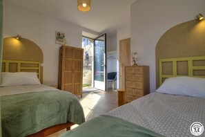 5 habitaciones, wifi gratis y ropa de cama 