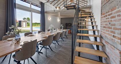 Luxury villa with pool and spacious estate for family gatherings and events.