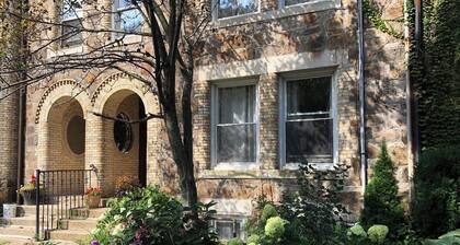 Family friendly neighborhood spacious 3-bedrooms, 2 baths, parking, near train.