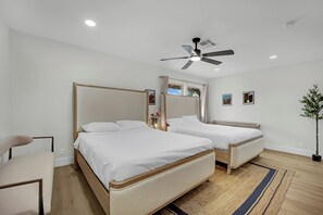 Iron/ironing board, WiFi, bed sheets
