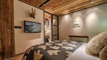 Apartemen, 3 kamar tidur, balkon, pemandangan gunung | Interior