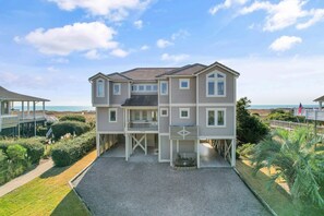 Exterior - "Goins My Way" 6 Bedrooms, 6.5 Bathrooms, Private Pool and Elevator (Holden Beach)