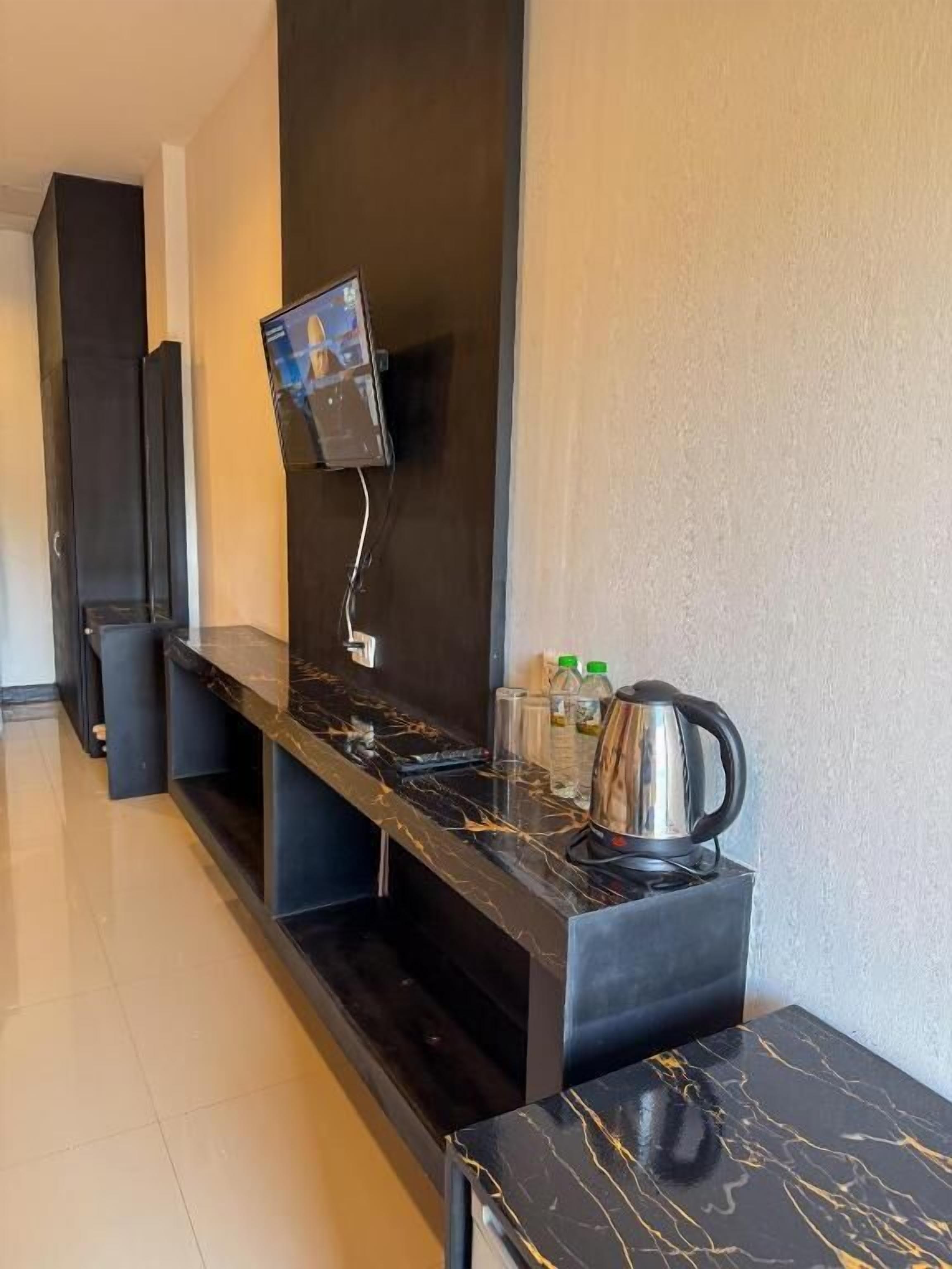 Twin kamer, uitzicht op stad | Interieur