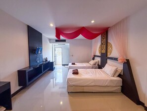 Chambre avec lits jumeaux, vue ville