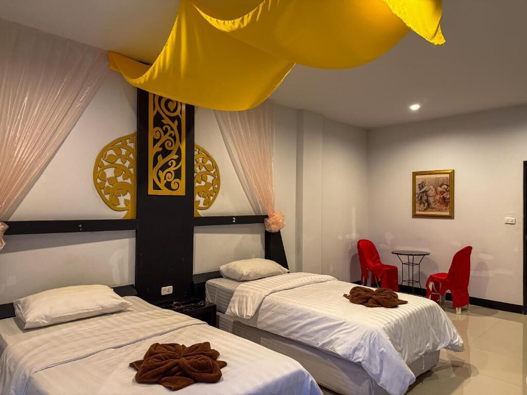 Chambre avec lits jumeaux, vue ville