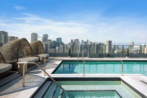 Una piscina riscaldata