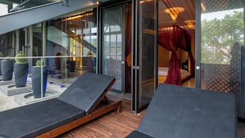 Luksus-dobbeltrom | Minibar (inkludert), wi-fi (inkludert) og sengetøy