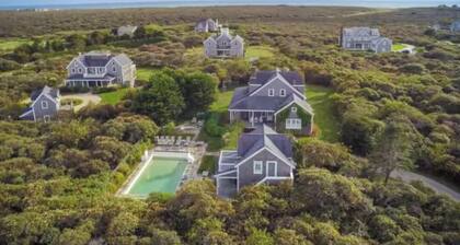 Private Poolside Nantucket Retreat Near the Beach and Conservation