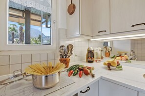 Fridge, oven, stovetop, dishwasher - Casa Viola Panorama, Losone, Switzerland (Losone)