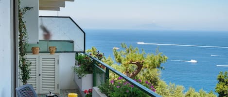 Panoramic Apartment, Sea View | Balcony
