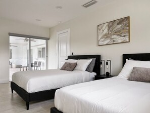 3 slaapkamers, beddengoed