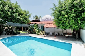 Pool - Santuario geodésico con alberca climatizada (Chiconcuac)