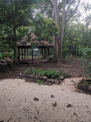 Estúdio, 1 quarto, para fumantes, varanda | Jardim