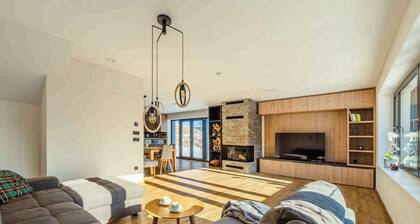 Chalet with beautiful panorama and sauna