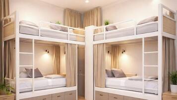 Free WiFi, bed sheets