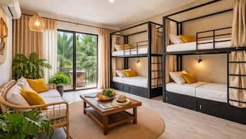 Dortoir Partagé, vue ville