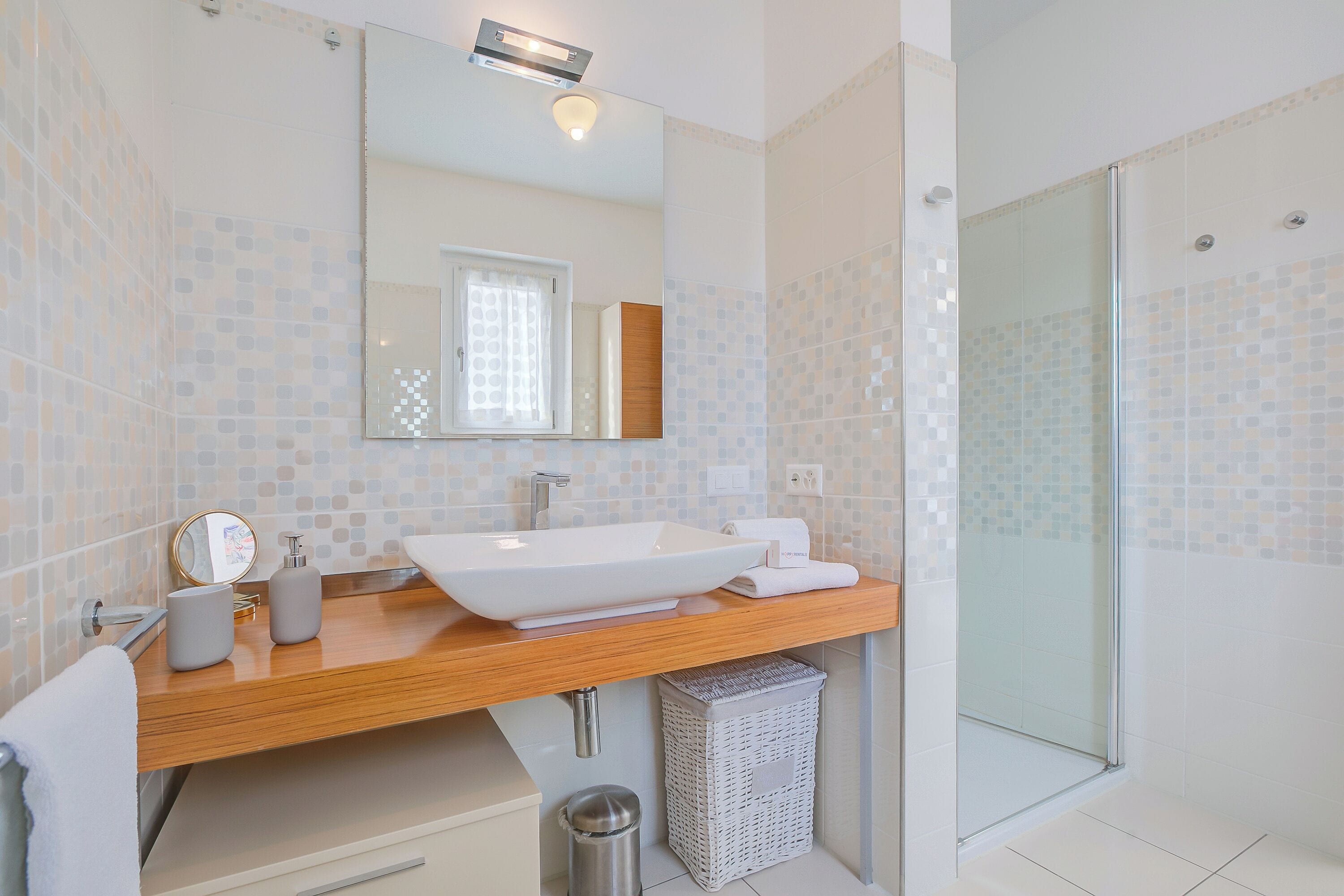 Standard Apartment, Multiple Bedrooms, Refrigerator & Microwave (Il Parco Exclusive) | Bathroom | Combined shower/tub, hair dryer, bidet, towels