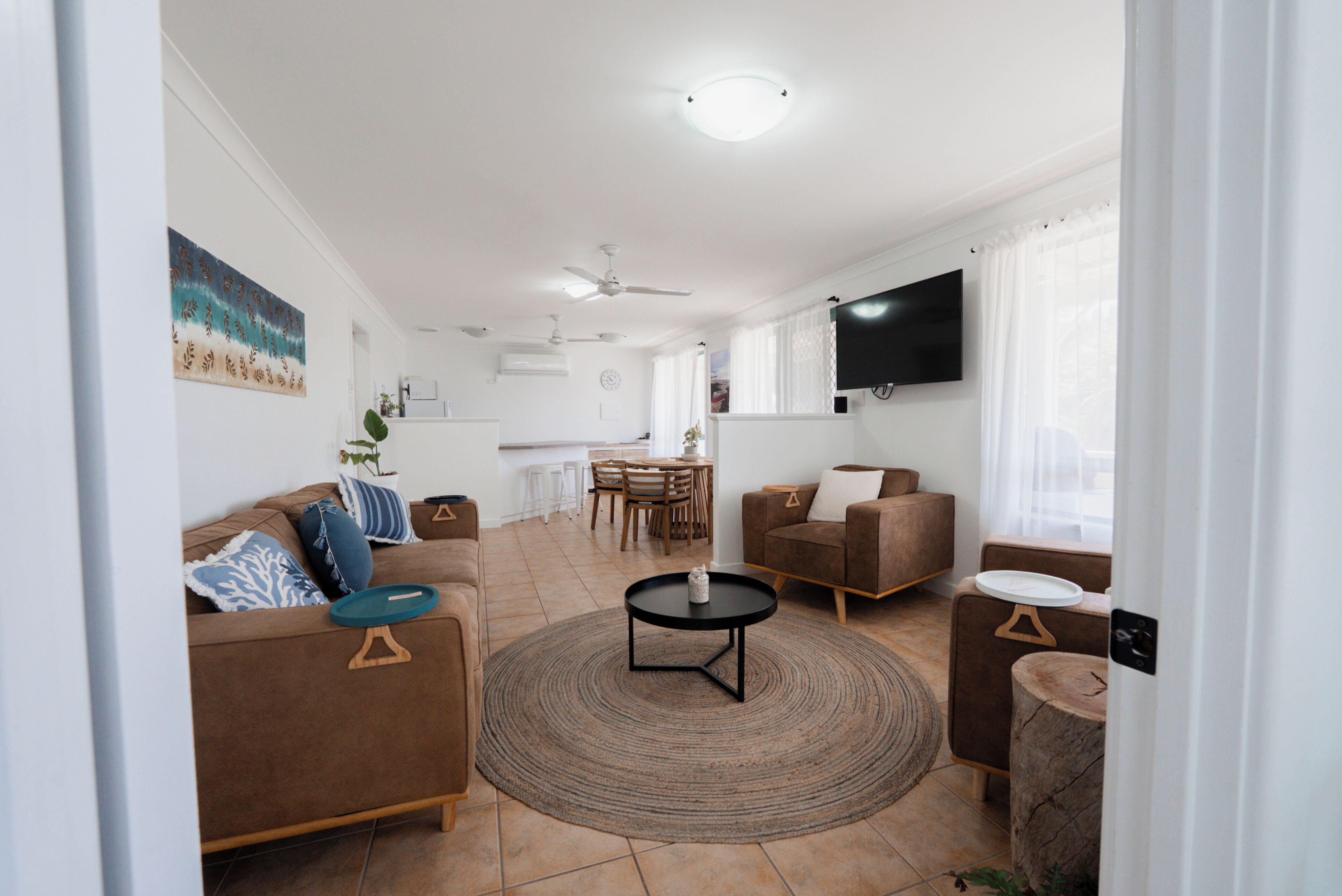 Apartamento Deluxe, balcón | Zona de estar