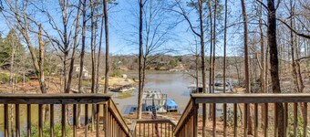 On-Site Lake Keowee Fun! Wooded Basecamp w/ Dock
