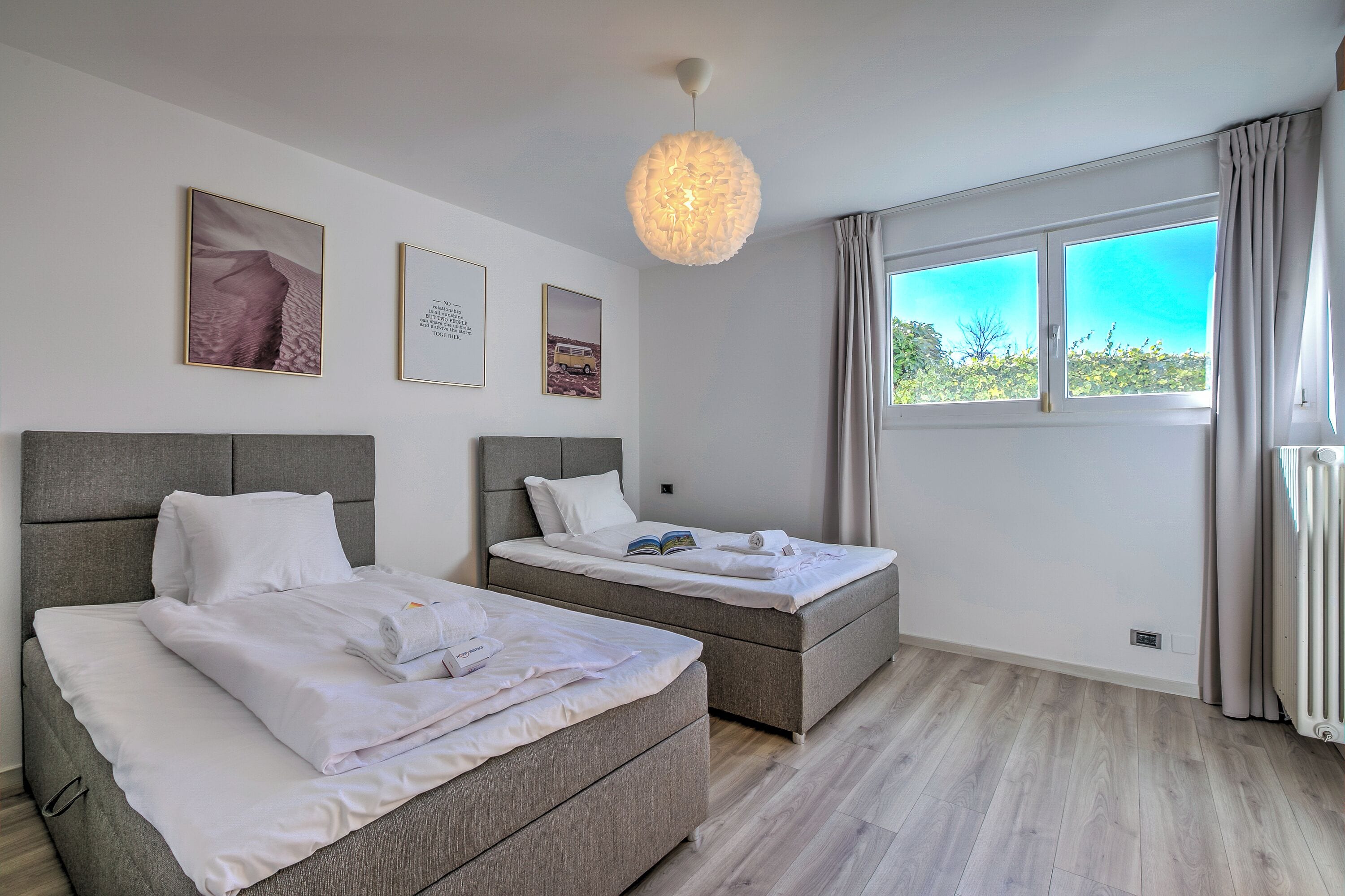 Standard Villa, Multiple Bedrooms, Refrigerator & Microwave (Lugano Lake view villa w. private) | 3 bedrooms, laptop workspace, free WiFi, bed sheets