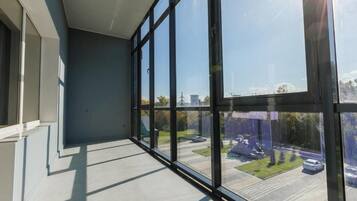 Chambre Double Deluxe, balcon, vue cour intérieure | Intérieur