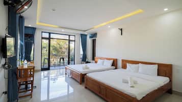 Deluxe Quadruple Room, Balcony, Garden View | Free WiFi