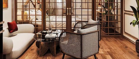 Suite estudio Premier, vista a la ciudad