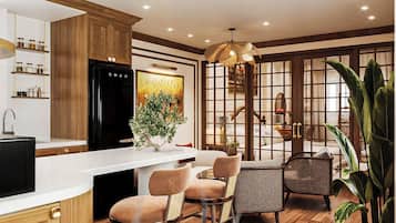 Premier Studio Suite, City View | Dining