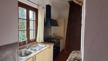 Comfort Apartment, Garden View | Private kitchen