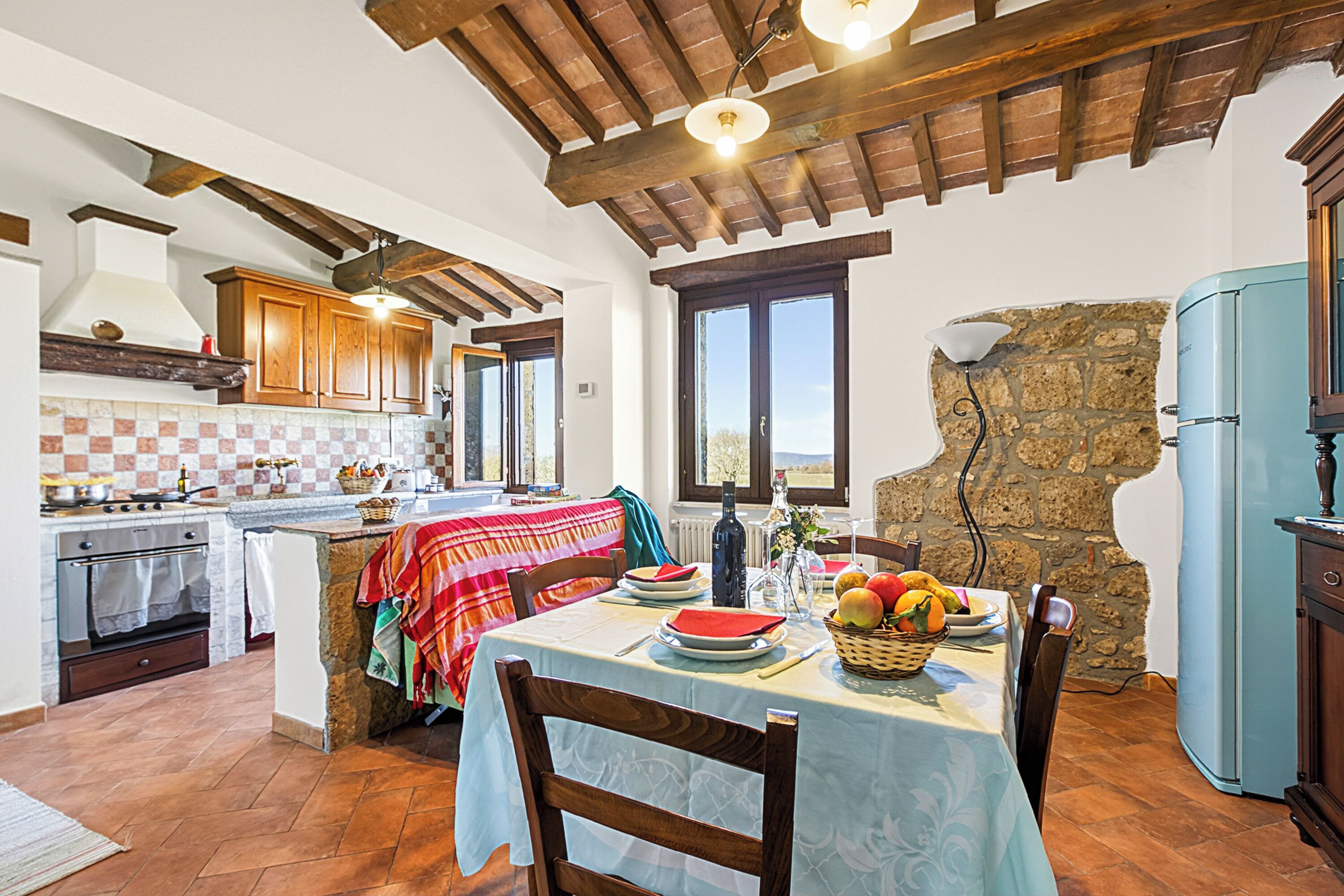 家庭公寓, 2 間臥室, 2 間浴室 (Sorgenti Pitigliano 2 with Shared) | 私人小型廚房