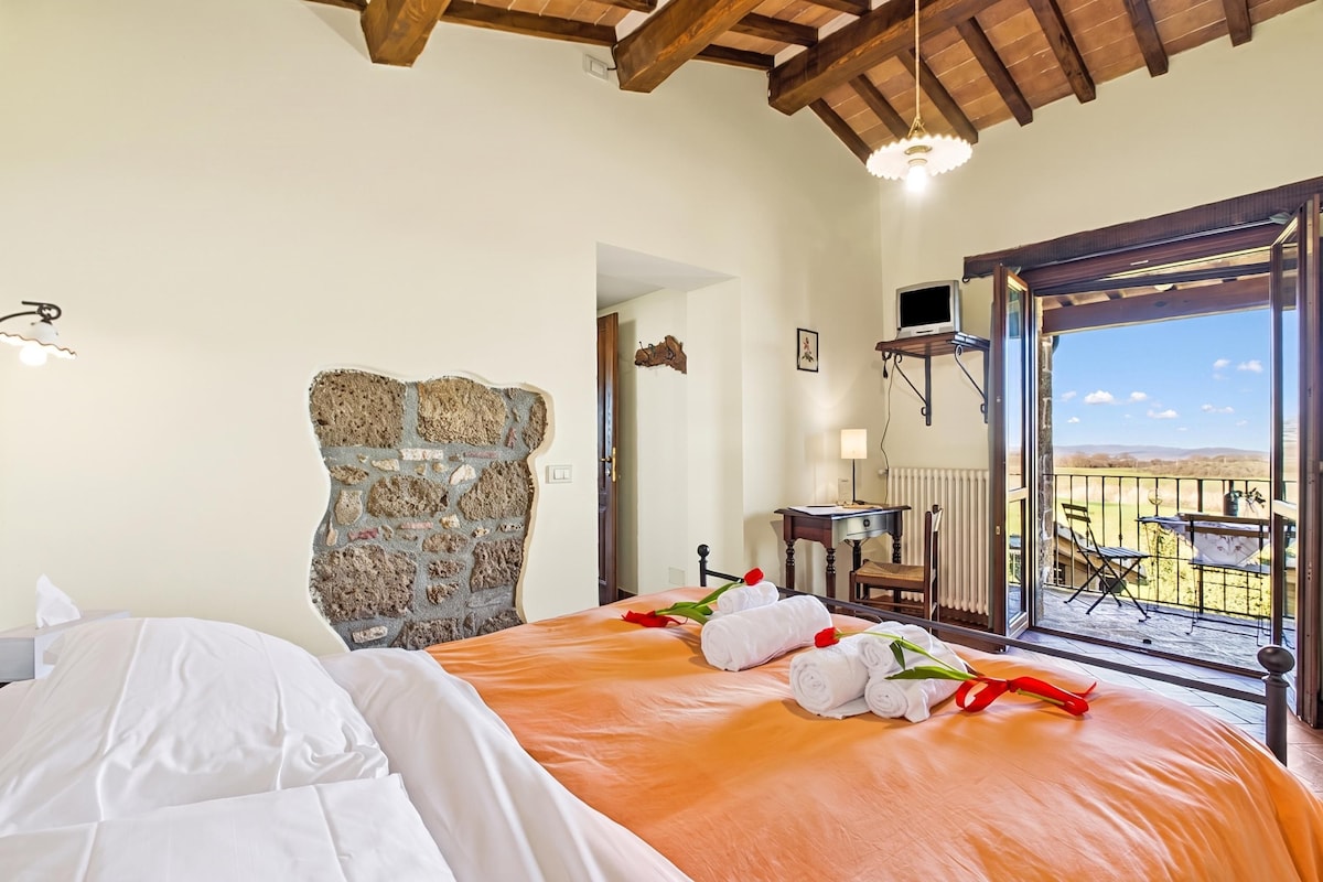 Family Apartment, 2 Bedrooms, 2 Bathrooms (Sorgenti Pitigliano 2 with Shared) | 4 bedrooms, WiFi