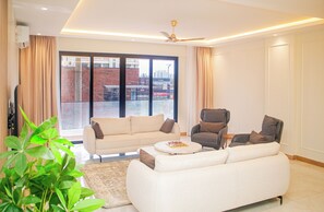 55-inch Smart TV with digital channels - Norden Suites (Mombasa)