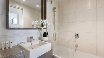 Shower, hair dryer