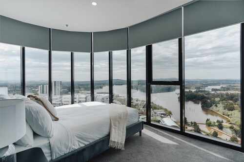 Vue panoramique sur le lac, 2 chambres avec piscine,