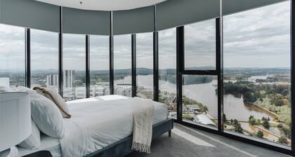 Vue panoramique sur le lac, 2 chambres avec piscine,