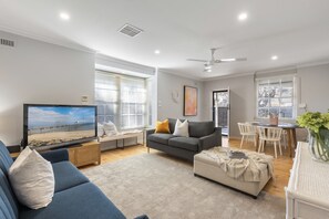 Living area - Beachside House with Garage and Outdoor Space (Brighton)