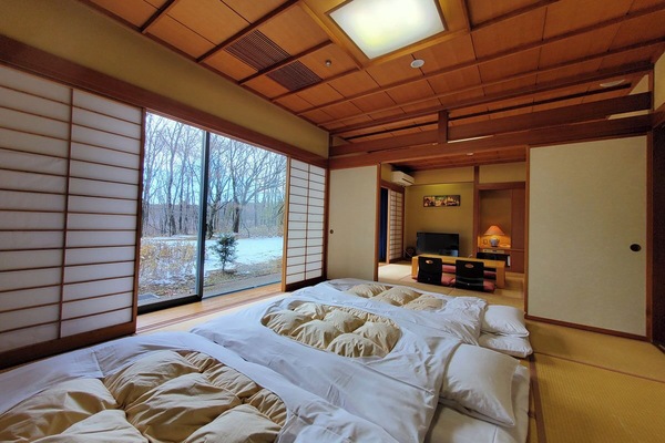 Kamar Triple bergaya Jepang, Bebas Asap Rokok | Wi-Fi gratis