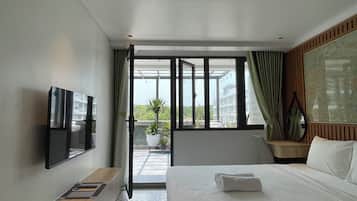 Executive tweepersoonskamer, uitzicht op stad