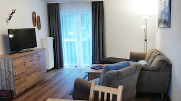 Departamento Confort, vista a la montaña | Área de sala de estar