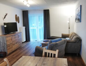 Appartement Confort, vue montagne | Coin séjour