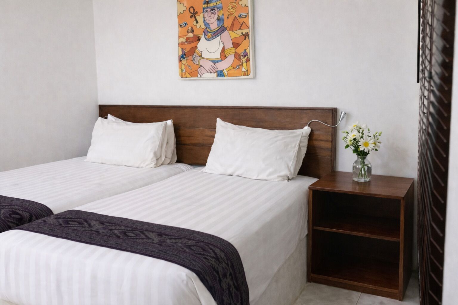 Kamar Double atau Twin Deluks, pemandangan kebun