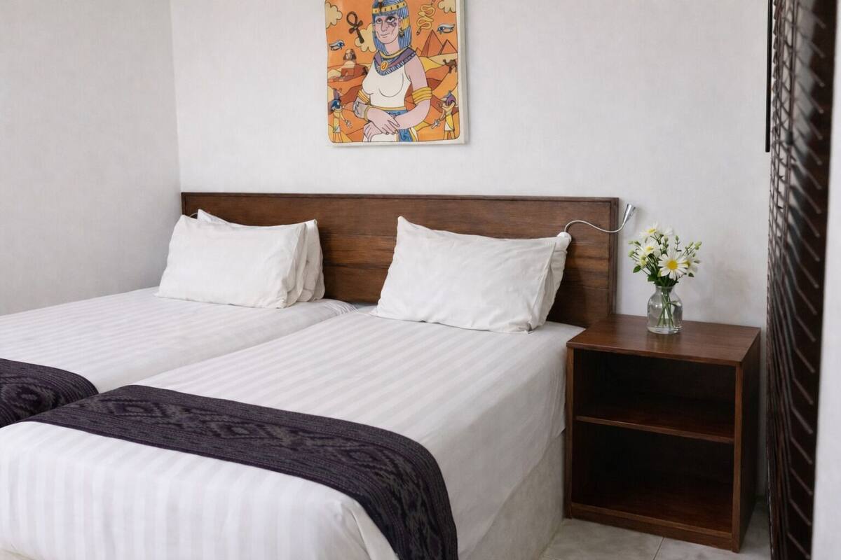 Kamar Double atau Twin Deluks, pemandangan kebun