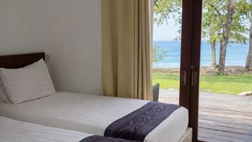 Kamar Double atau Twin Deluks, pemandangan samudra